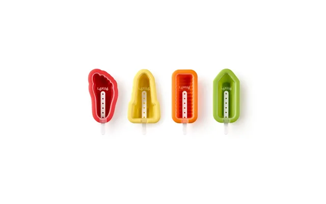 Lékué Lékué Ice Cream Molds 4 Pieces Mixed