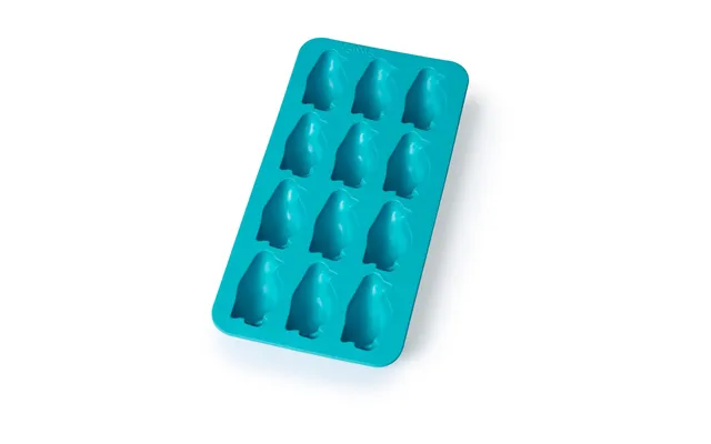 Lékué Lékué Ice Cube Tray With Lid Turquoise Penguin