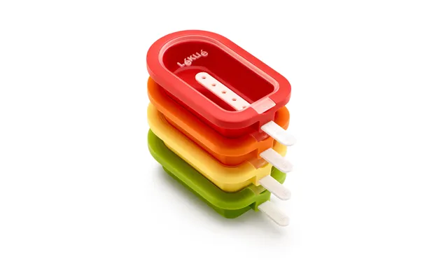 Lékué Lékué Mini Ice Pop Molds Stackable 4 Pieces Mixed