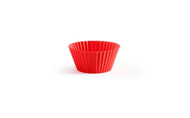 Lékué Lékué Muffin Molds Silicone 12-pack Red