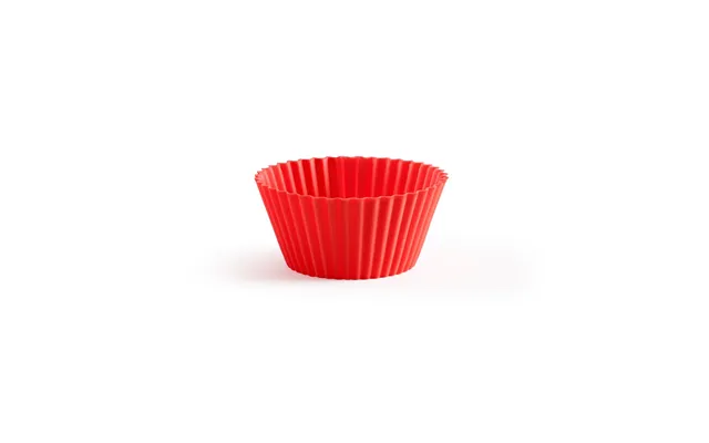 Lékué Lékué Muffin Molds Silicone 6-pack Red
