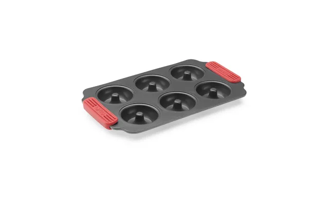 Lékué Lékué Non Stick Donut Mold 6 Pcs Red