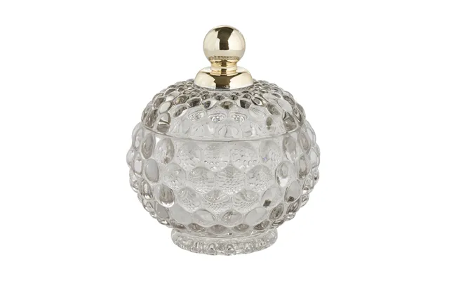 Lene Bjerre Miya Storage Jar With Lid Ø10 Cm Light Grey