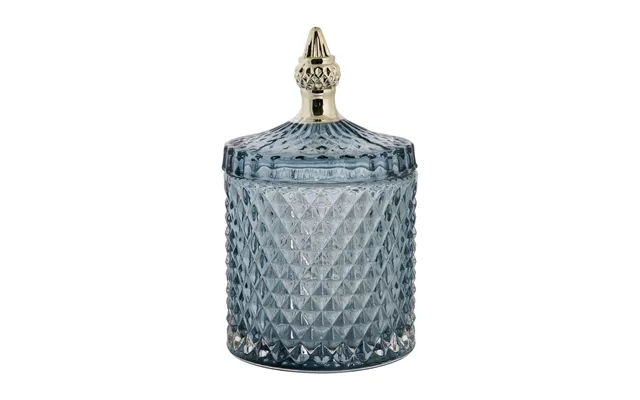 Lene Bjerre Miya Storage Jar With Lid Ø10.5 Cm Blue