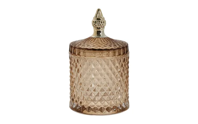 Lene Bjerre Miya Storage Jar With Lid Ø10.5 Cm Golden Brown