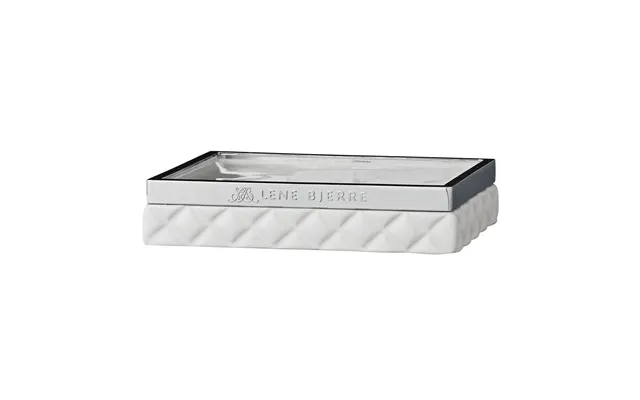Lene Bjerre Portia Soap Dish White-silver