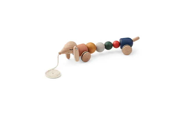 Liewood Barthes Pull Toy Golden Caramel Multi Mix
