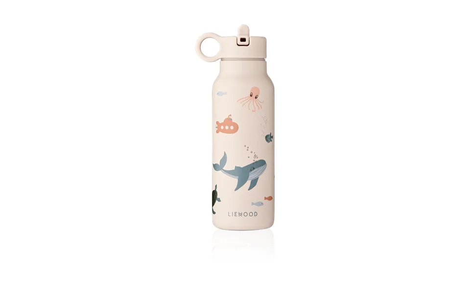Liewood Falk Water Bottle 35 Cl Sea Creature-sandy