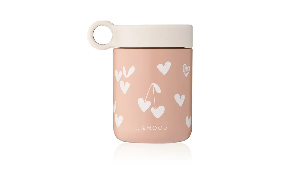 Liewood Kiani Printed Insulated Bottle Sweethearts-pale Tuscany