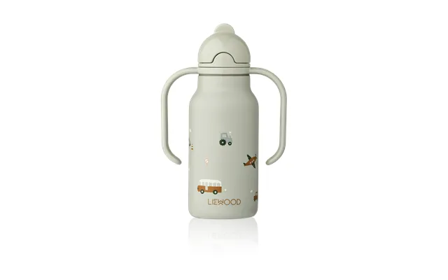 Liewood Kimmie Water Bottle 25 Cl Vehicles-dove Blue
