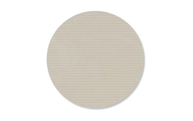 Lind Dna Corduroy Coasters Oyster White - Circle