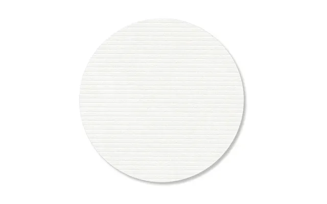 Lind Dna Corduroy Coasters Pure White - Circle
