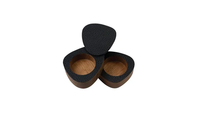 Lind Dna Curve Salt & Pepper Set 2-pack Natural-black Anthracite