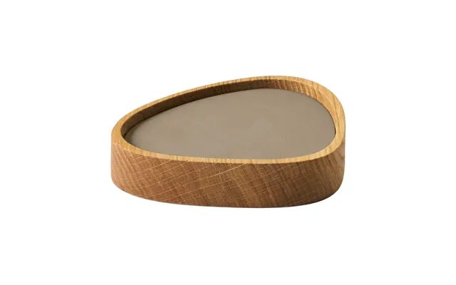 Lind Dna Wood Box Coaster Set Nature-oak - Curve