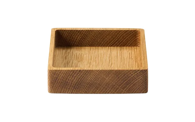 Lind Dna Wood Box Storage For Coasters Nature-oak - Square