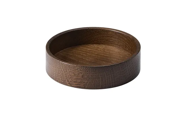 Lind Dna Wood Box Storage For Coasters Smoked Oak - Circle