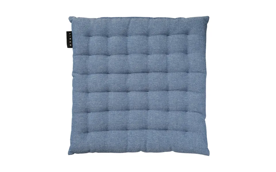 Linum Pepper Seat Cushion 40x40 Cm Deep Sea Blue