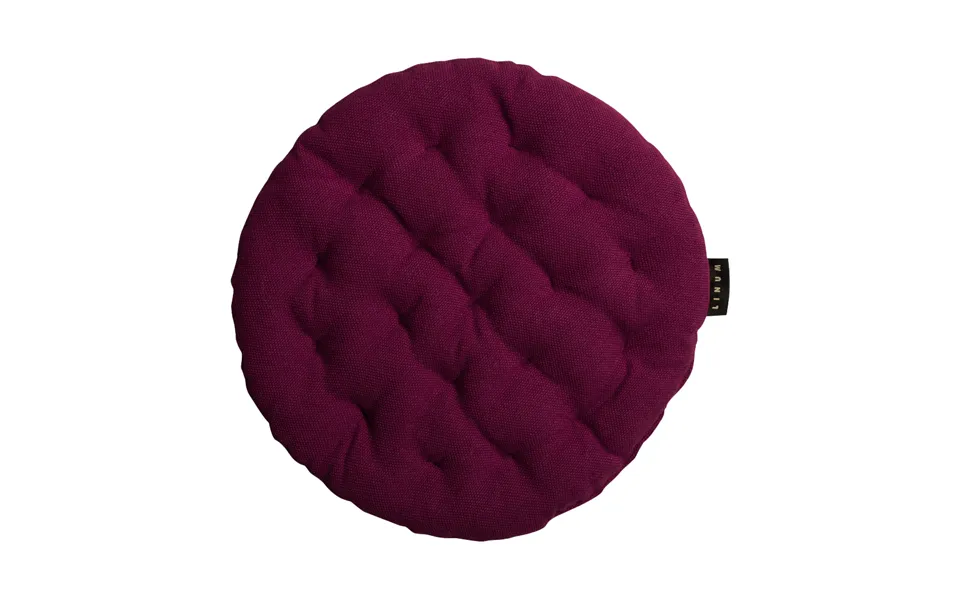 Linum Pepper Seat Cushion Ø37 Cm Burgundy Red