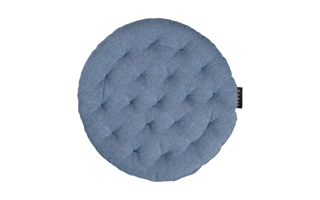 Linum Pepper Seat Cushion Ø37 Cm Deep Sea Blue