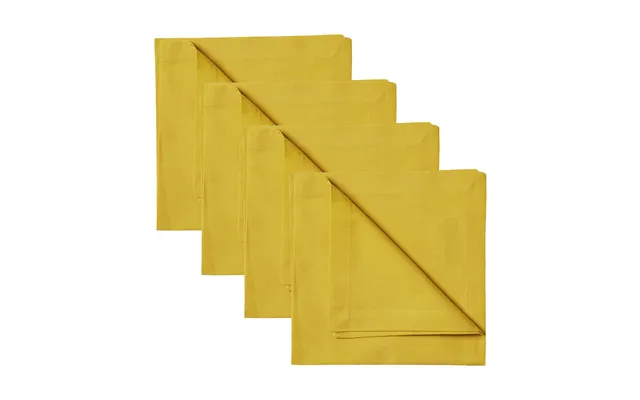 Linum Robert Napkins 4-pack Mustard Yellow