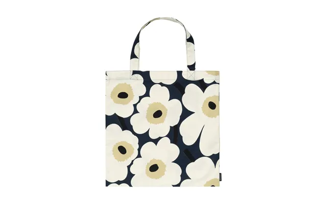 Marimekko Pieni Unikko Bag 44x43 Cm Midnight Blue-cream-hay