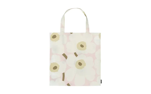 Marimekko Pieni Unikko Bag 44x43 Cm Pink-off White-sand
