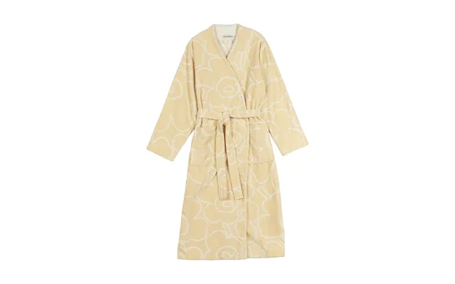 Marimekko Piirto Unikko Bathrobe Beige S