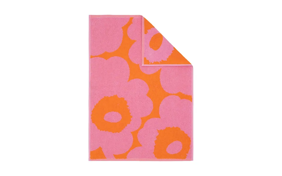 Marimekko Unikko Towel 50x70 Cm Orange-pink