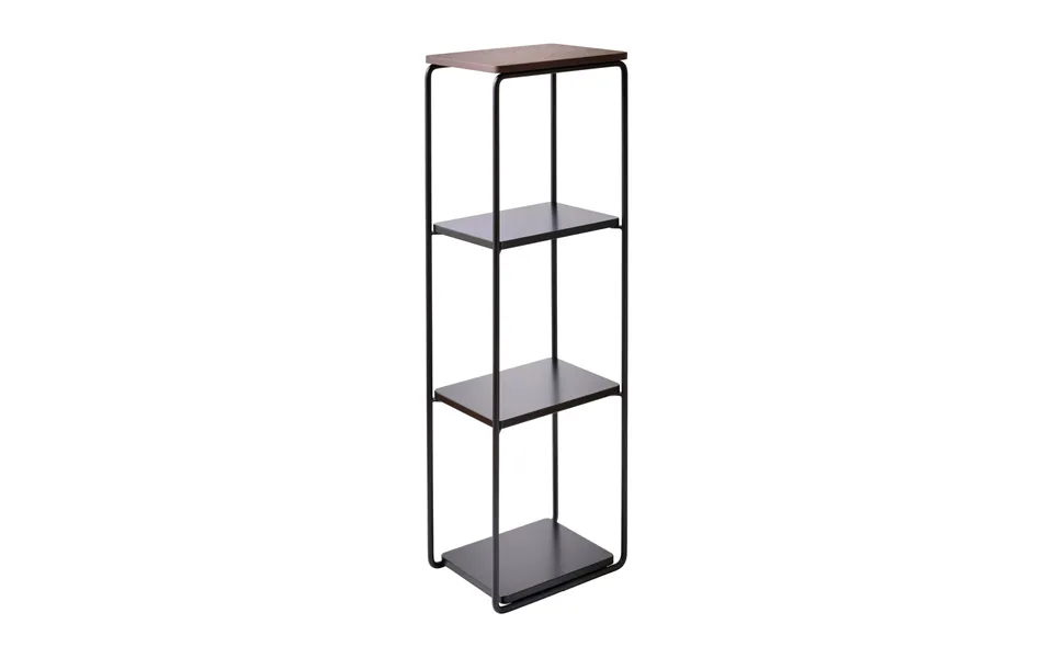 Maze Mixrack Floor Shelf L Shelf 26x19x82.2 Cm Stained Oak-black