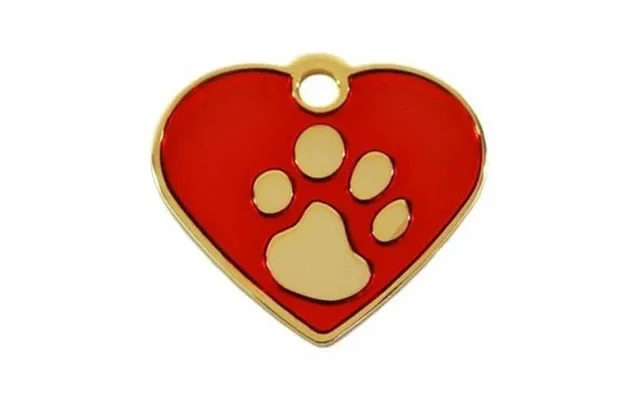 Medallion Imarc Medallion Aluminum, Labute Heart, Gold Red, Size S - Free Engraving