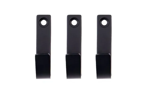 Meraki Thapsus Hook 3-pack Brushed Black Finish