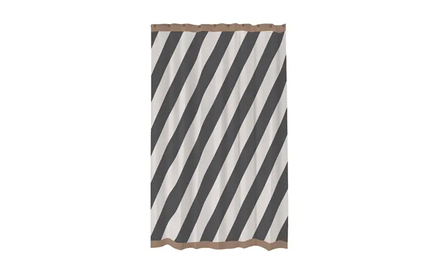 Mette Ditmer Diagonal Shower Curtain 150x200 Cm Dark Grey
