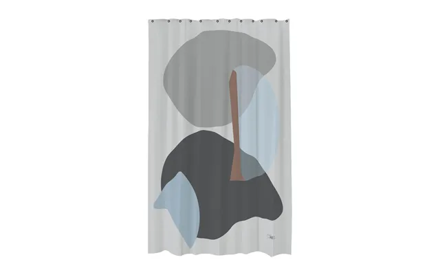 Mette Ditmer Gallery Shower Curtain 150x200 Cm Light Grey