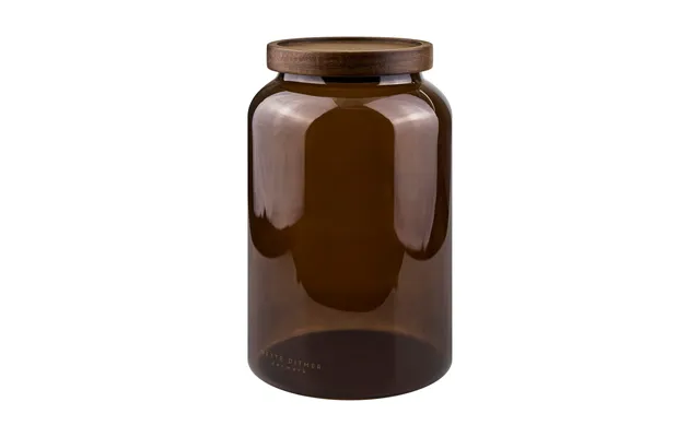 Mette Ditmer Luna Jar With Lid Large 20 Cm Brown