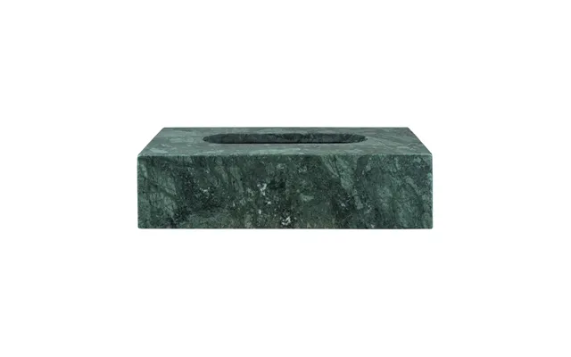 Mette Ditmer Marble Tissue Box 14x25.5 Cm Dark Forest
