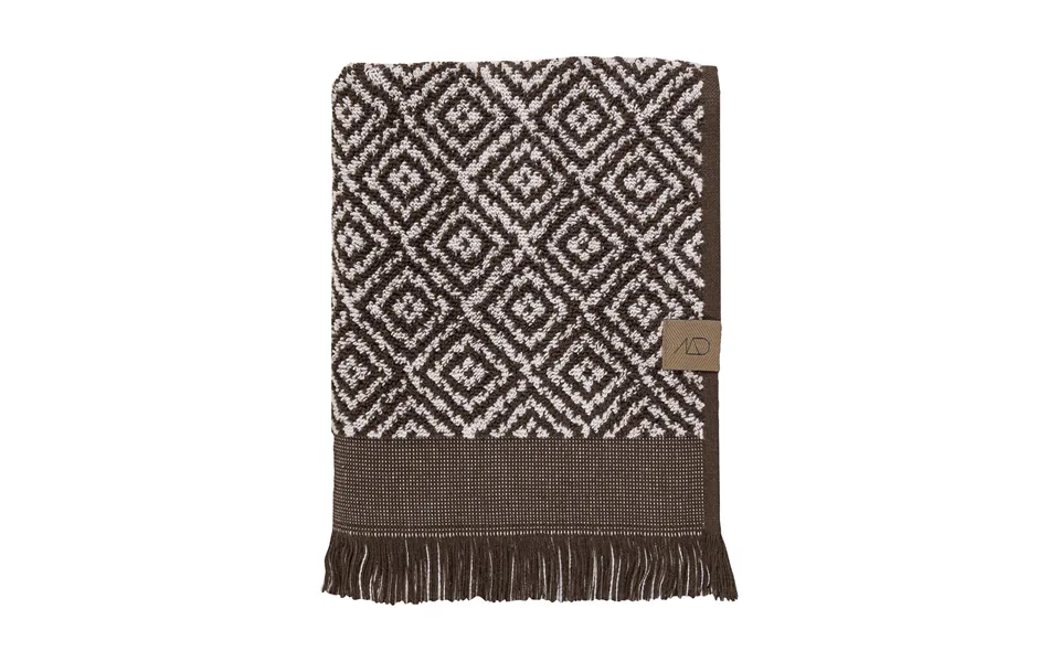 Mette Ditmer Morocco Towel 50x90 Cm Chocolate-off-white