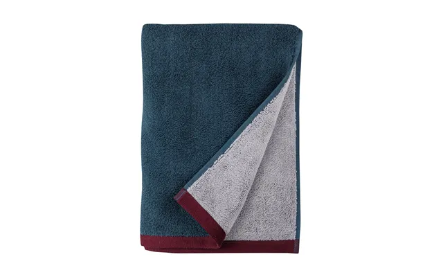 Mette Ditmer Soft Guest Towel 40x55 Cm 2-pack Midnight Blue-light Grey