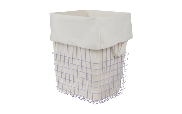 Mette Ditmer Store-it Storage Basket With Cotton Bag Large Lilac