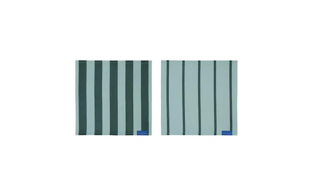 Mette Ditmer Stripes Dishcloth 33x33 Cm 2-pack Mint product image