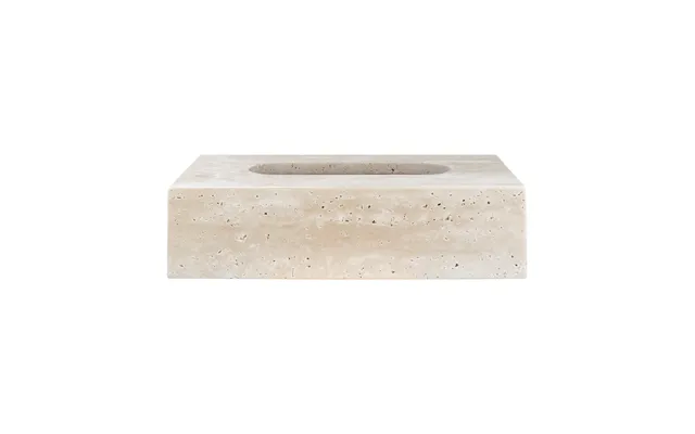 Mette Ditmer Travertine Tissue Box 14x25.5 Cm Linen