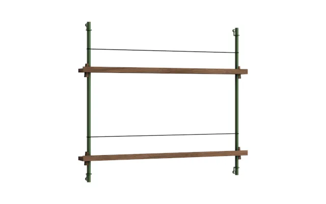 Moebe Moebe Magazine Rack Smoked Oak-green