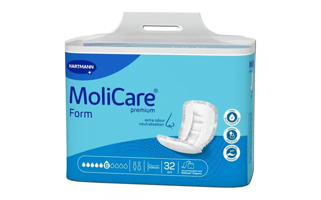 Molicare Premium Form Napkins 6 Drops 32 Pieces product image