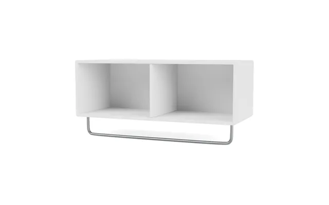 Montana Coat Hat Shelf With Clothes Rails New White