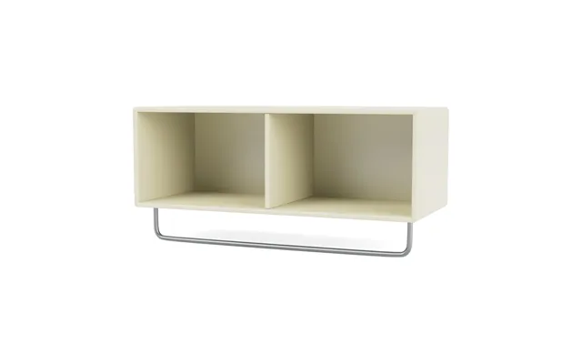 Montana Coat Hat Shelf With Clothes Rails Vanilla