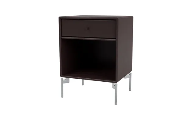 Montana Dream Bedside Table Balsamic 160 - Chrome Legs