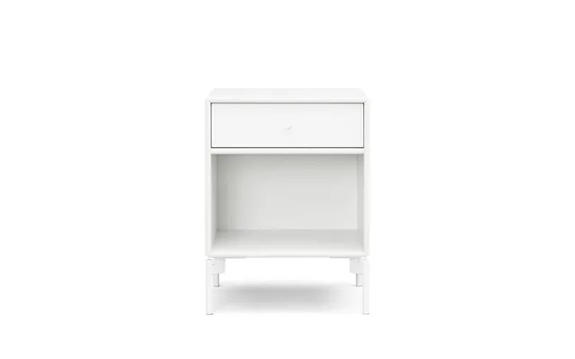 Montana Dream Bedside Table New White 101 Drawer - Snow Legs