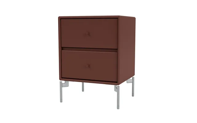 Montana Drift Bedside Table Masala 155 - Chrome Legs Cm