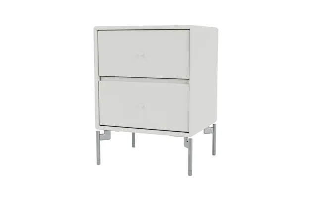 Montana Drift Bedside Table Nordic 09 - Chrome Legs Cm