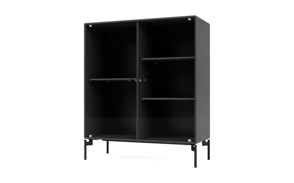 Montana Ripple Ii Display Cabinet 69.6x82.2x30 Cm Anthracite-legs Black