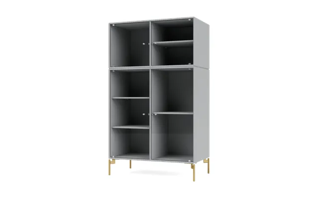 Montana Ripple Iii Display Cabinet 69.6x117.6x38 Cm Fjord-legs Brass